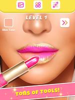 Lip Art Makeup Artist Games capture d'écran 1