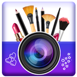 Face Makeup-Selfie Camera Photo Editor आइकन