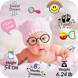 Baby Photo Editor photo frames أيقونة
