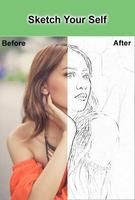 Sketch Art Pencil Sketch Maker Affiche