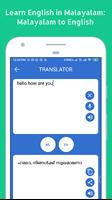 Malayalam To English Translato syot layar 2