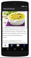 Malaysian Recipes Affiche