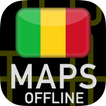 🌏 Cartes GPS du Mali: carte hors ligne