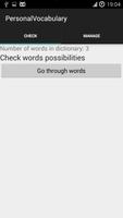 Personal Vocabulary Alpha screenshot 3