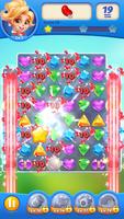 Jewel crush - match 3 jewels اسکرین شاٹ 1