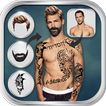 Man Hairstyle Tattoo Editor