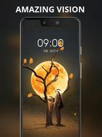 Man under the sun tree live wallpaper Affiche