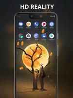 Man under the sun tree live wallpaper screenshot 2