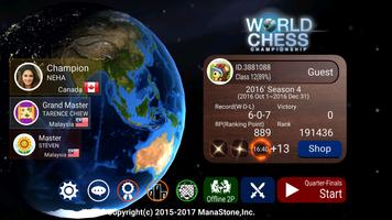 Mistrzostwa świata w szachach plakat