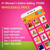 Online Shopping App For Women Affiche