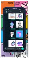 Mang BT21 Animated WASticker capture d'écran 1