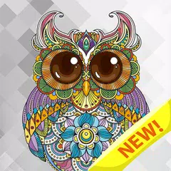 Mandala book paint pages - Adu