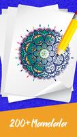 Mandala Coloring Book पोस्टर