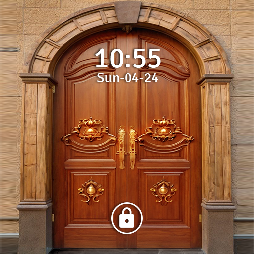 Vintage Door Lock Screen