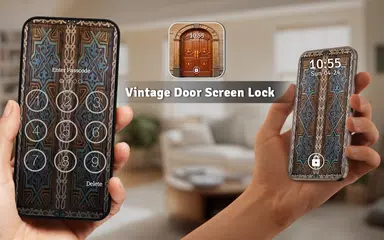 Vintage Door Lock Screen XAPK download