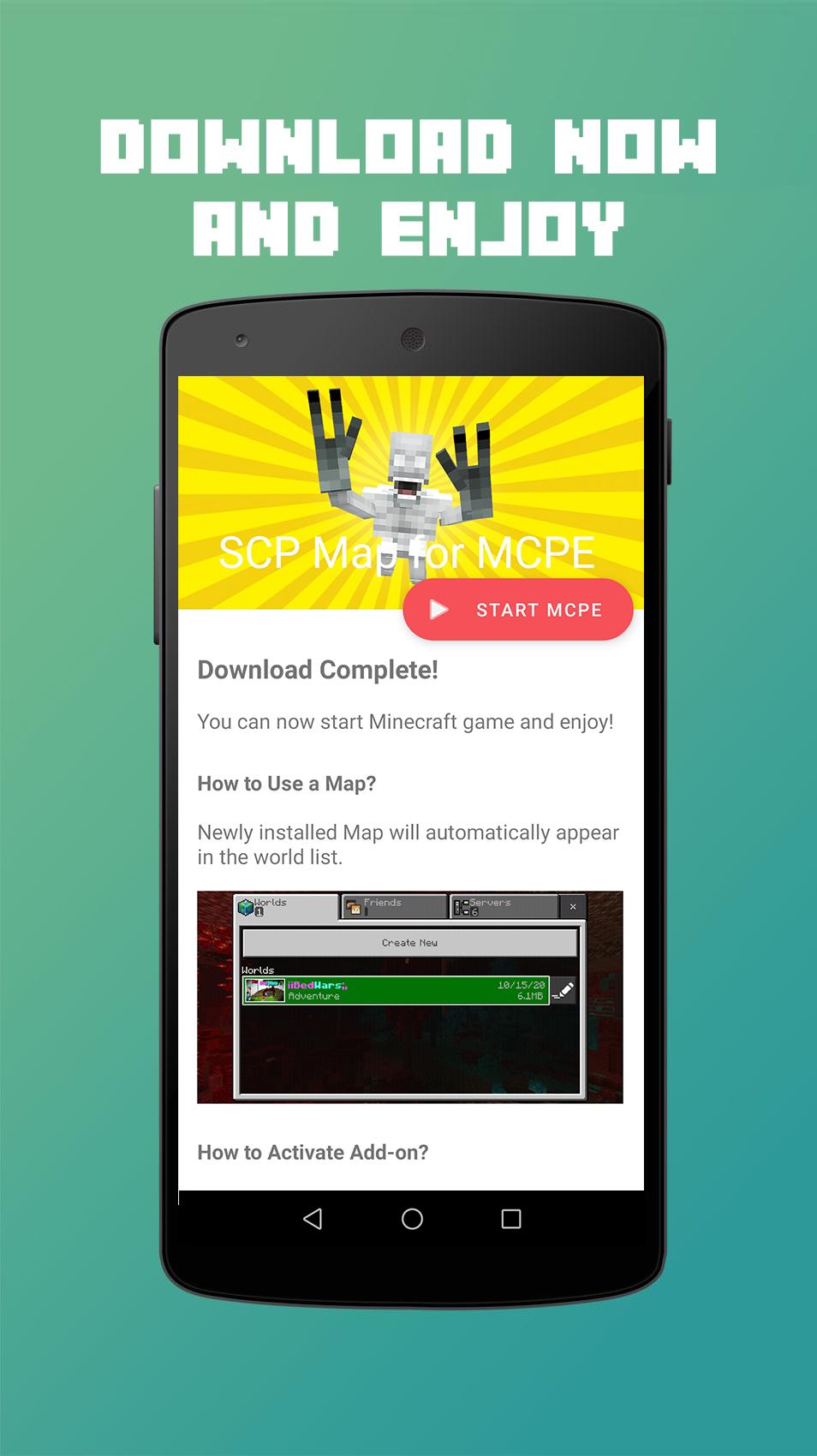 Mod SCP Horror Games for MCPE – Apps no Google Play