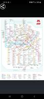 Moscow Metro Map Affiche