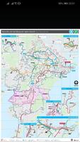 Newcastle Bus Map - New South Wales Plakat