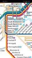 Brisbane Metro Map plakat