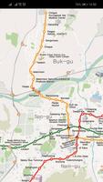 Daegu Metro Map captura de pantalla 2