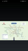 Delhi Metro Map Affiche