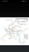 Guangzhou Metro Map โปสเตอร์