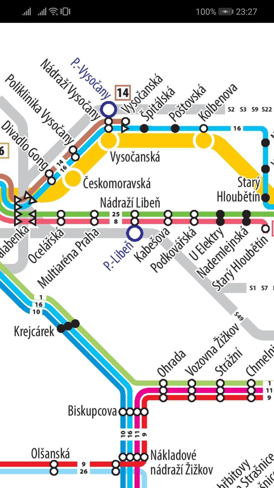 Map prague metro Prague public