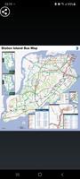 Staten Island Bus Map - New York City โปสเตอร์