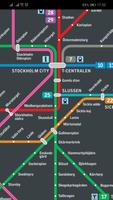 Stockholm Metro & Rail Map capture d'écran 2