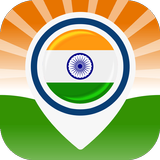 Map of India Zeichen