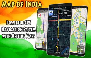 Map of India Plakat