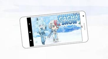 Gacha Snow Chibi Mod Affiche