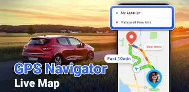 GPS Navigation Route Finder