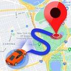 Icona GPS, mappe, navigatore