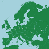 Ríos de Europa Juego Mapa