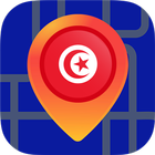 🔎Maps of Tunisia: Offline Maps Without Internet icône