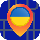 🔎Maps of Ukraine: Offline Maps Without Internet آئیکن