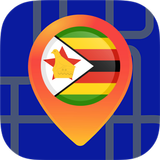 🔎Maps of Zimbabwe: Offline Maps Without Internet icône