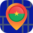Maps of Burkina Faso Offline Without Internet আইকন