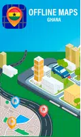 🔎Maps of Ghana: Offline Maps Without Internet 海報