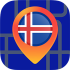🔎Maps of Iceland: Offline Maps Without Internet icône