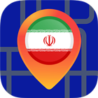 🔎Maps of Iran: Offline Maps Without Internet آئیکن