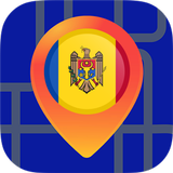 🔎Maps of Moldova: Offline Maps Without Internet icône