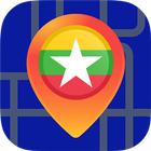 🔎Maps of Myanmar: Offline Maps Without Internet أيقونة