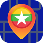 🔎Maps of Myanmar: Offline Maps Without Internet আইকন