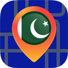🔎Maps of Pakistan: Offline Maps Without Internet icône