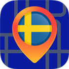 🔎Maps of Sweden: Offline Maps Without Internet icône