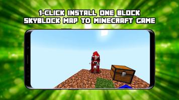 برنامه‌نما One Block Map for Minecraft عکس از صفحه