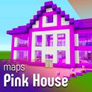 APK Pink House maps for minecraft pe