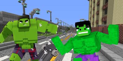 Hulk Mod for Minecraft الملصق